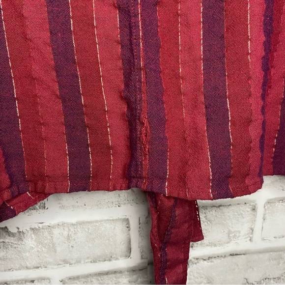 Rails Thea Rouge Stripe Red Crop Top - Picture 5 of 9